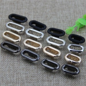 Stripe Oval Shaped brass eyelets for leather Stripe Oval Shaped brass eyelets for leather
